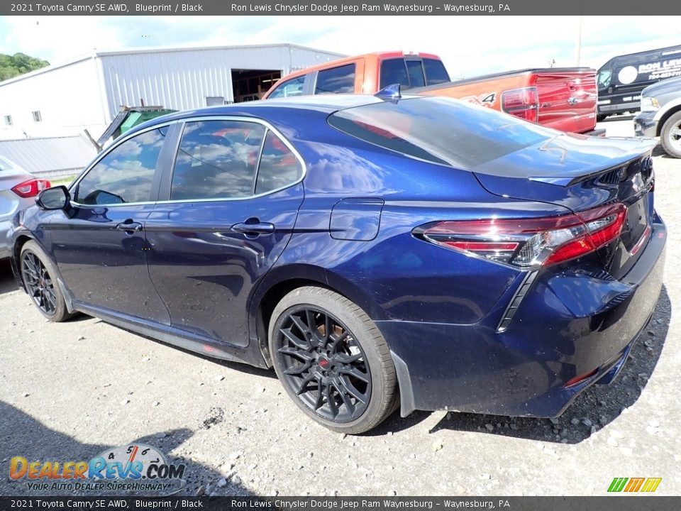 2021 Toyota Camry SE AWD Blueprint / Black Photo #2