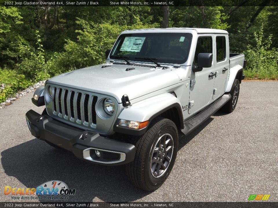 2022 Jeep Gladiator Overland 4x4 Silver Zynith / Black Photo #2