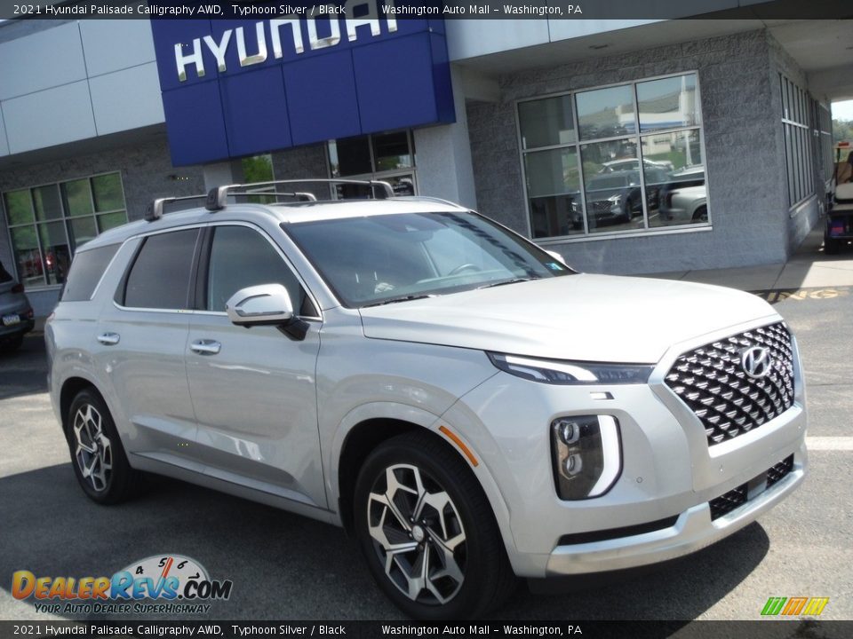 2021 Hyundai Palisade Calligraphy AWD Typhoon Silver / Black Photo #1