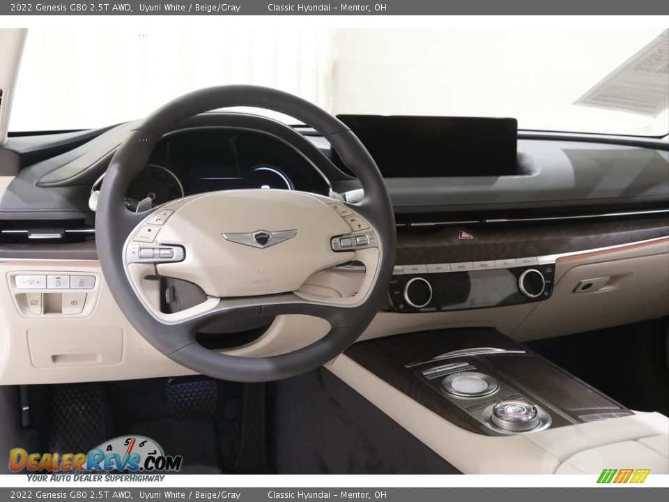 Dashboard of 2022 Genesis G80 2.5T AWD Photo #6