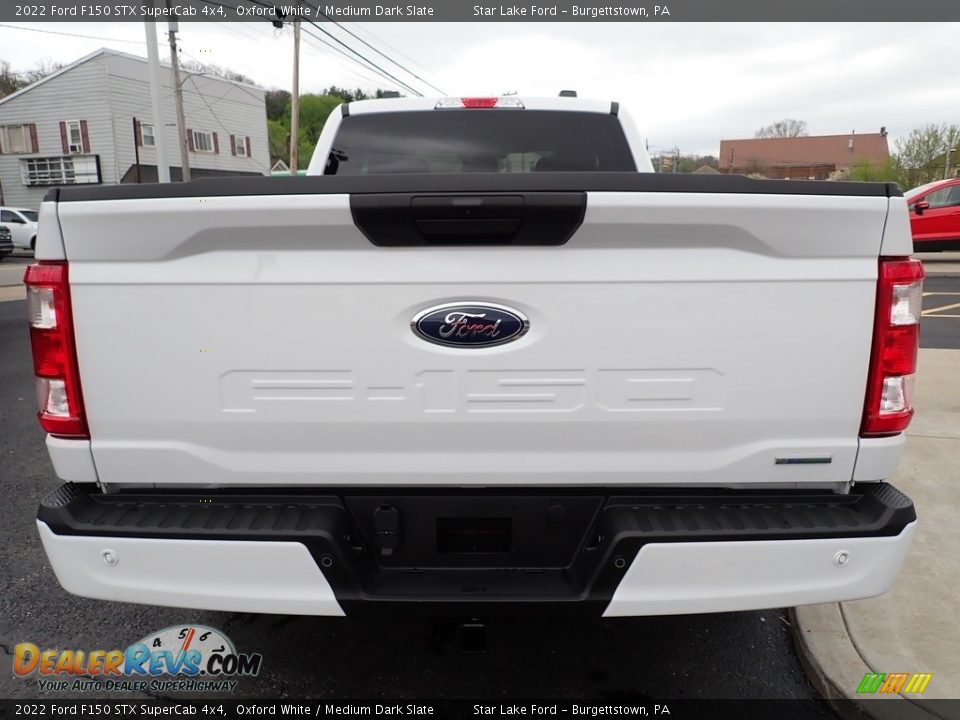 2022 Ford F150 STX SuperCab 4x4 Oxford White / Medium Dark Slate Photo #4