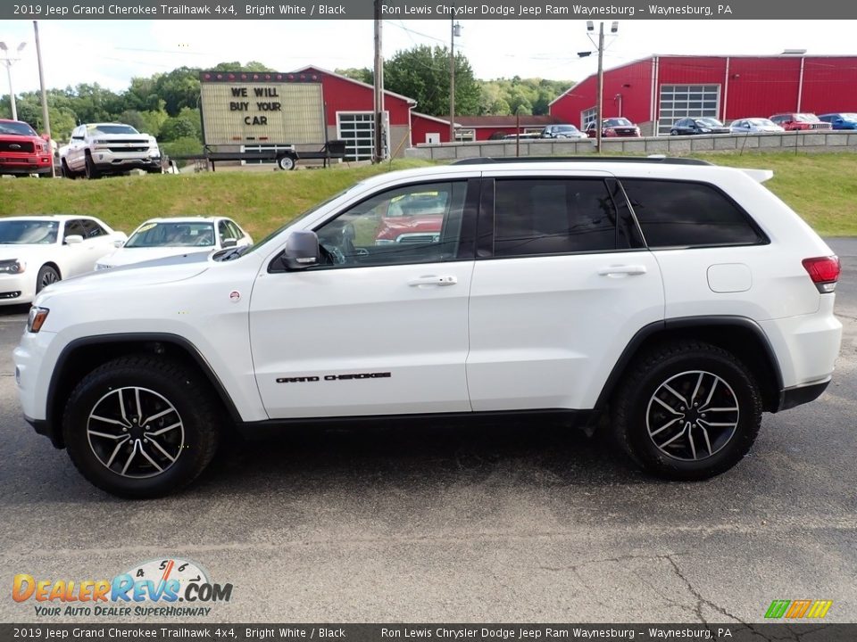 2019 Jeep Grand Cherokee Trailhawk 4x4 Bright White / Black Photo #2