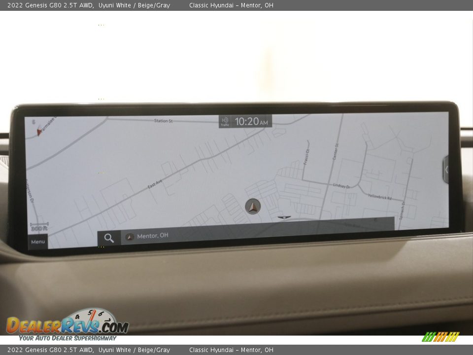 Navigation of 2022 Genesis G80 2.5T AWD Photo #12