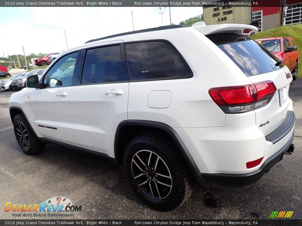 2019 Jeep Grand Cherokee Trailhawk 4x4 Bright White / Black Photo #3