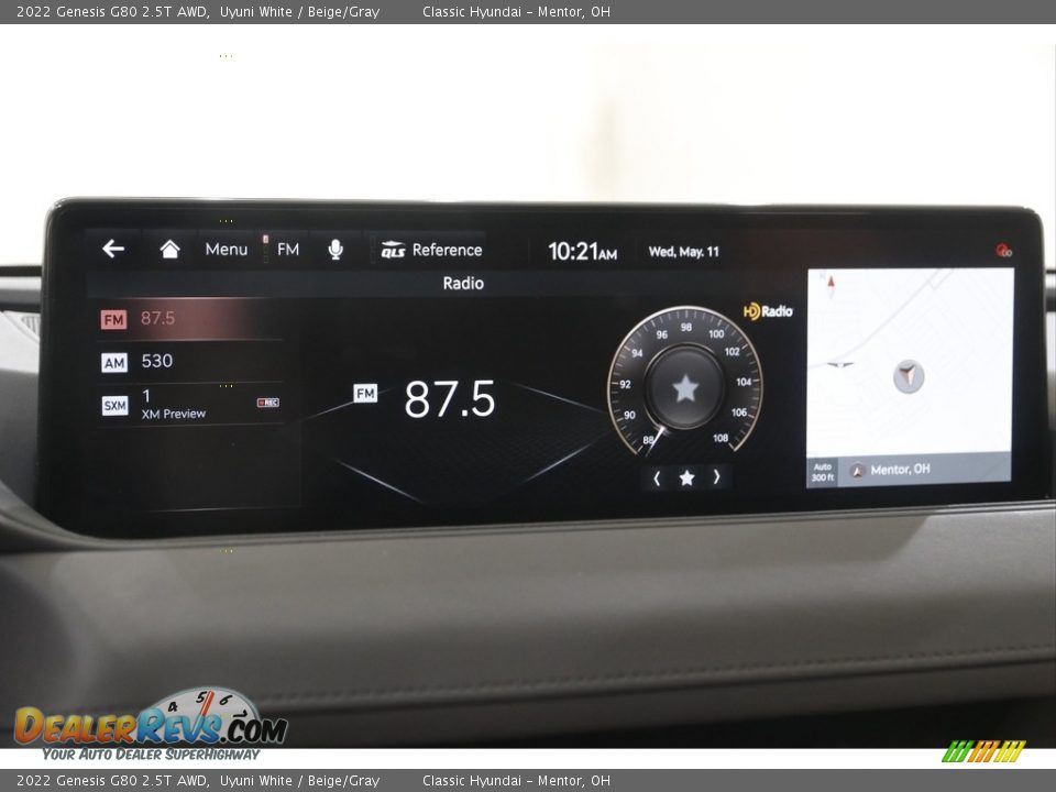 Controls of 2022 Genesis G80 2.5T AWD Photo #13