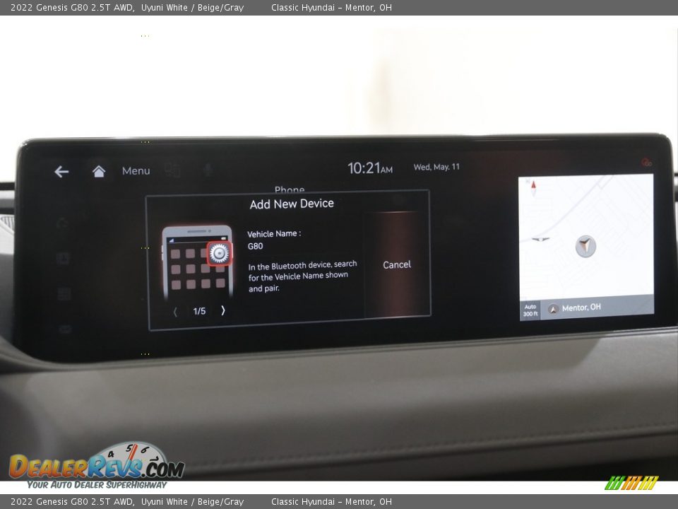 Controls of 2022 Genesis G80 2.5T AWD Photo #14