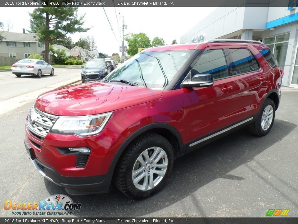 2018 Ford Explorer XLT 4WD Ruby Red / Ebony Black Photo #1