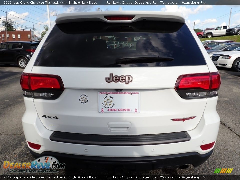 2019 Jeep Grand Cherokee Trailhawk 4x4 Bright White / Black Photo #4