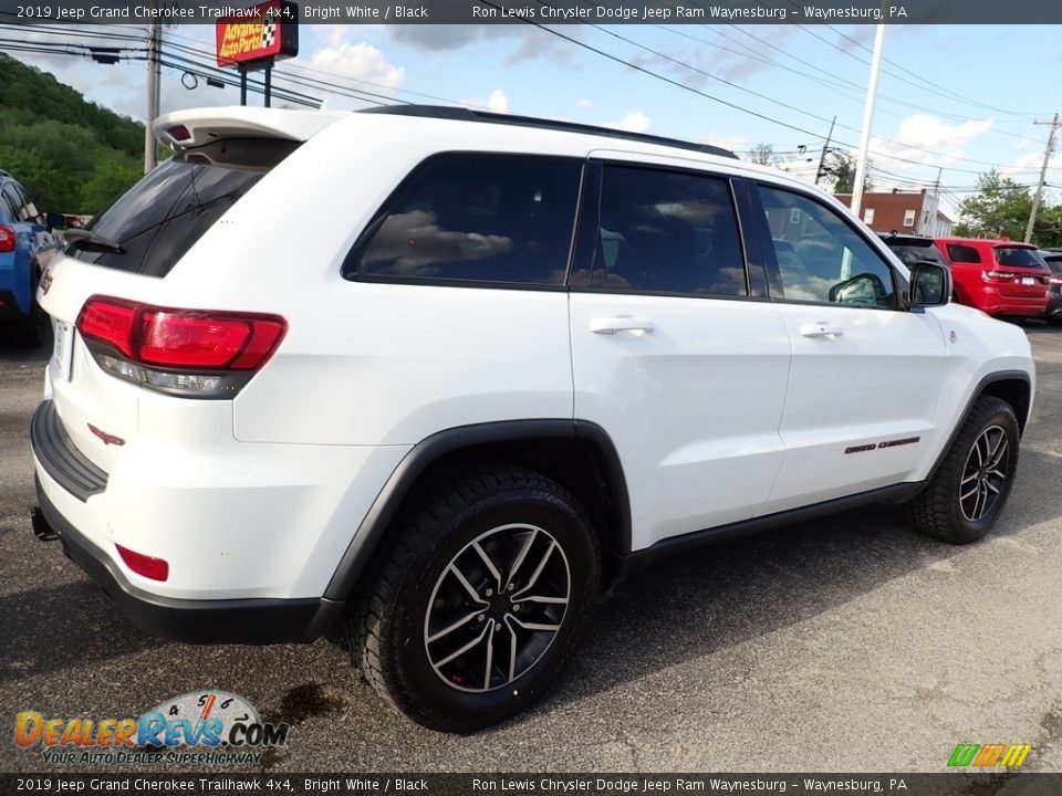 2019 Jeep Grand Cherokee Trailhawk 4x4 Bright White / Black Photo #6