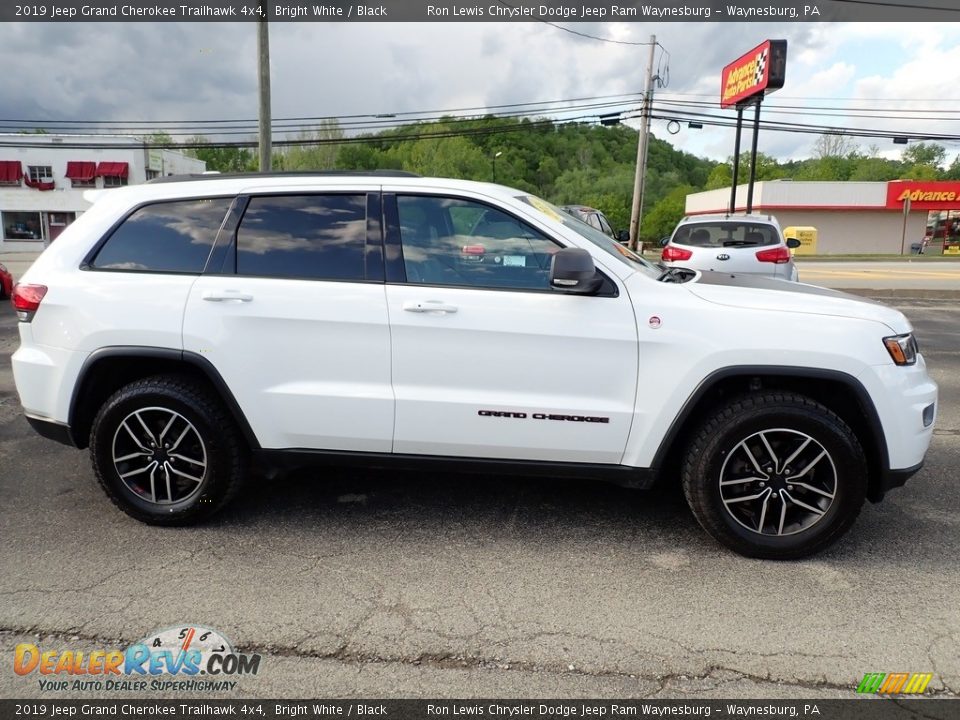 2019 Jeep Grand Cherokee Trailhawk 4x4 Bright White / Black Photo #7