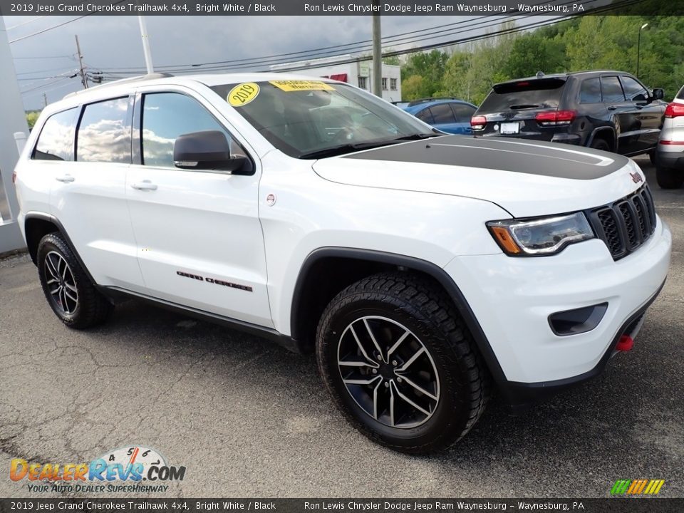 2019 Jeep Grand Cherokee Trailhawk 4x4 Bright White / Black Photo #8