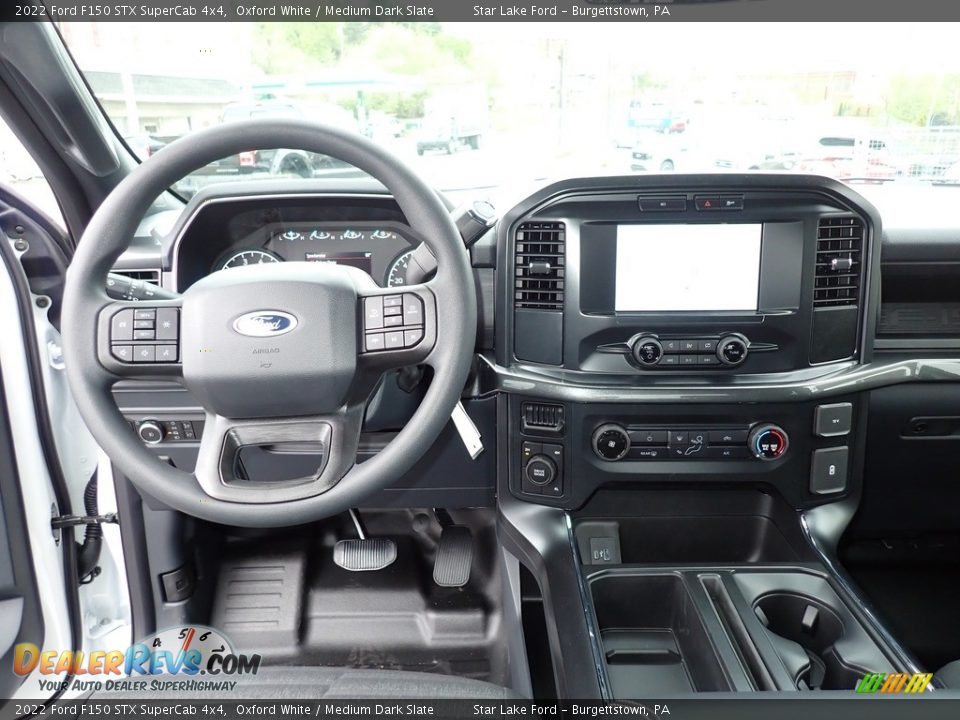 Dashboard of 2022 Ford F150 STX SuperCab 4x4 Photo #13