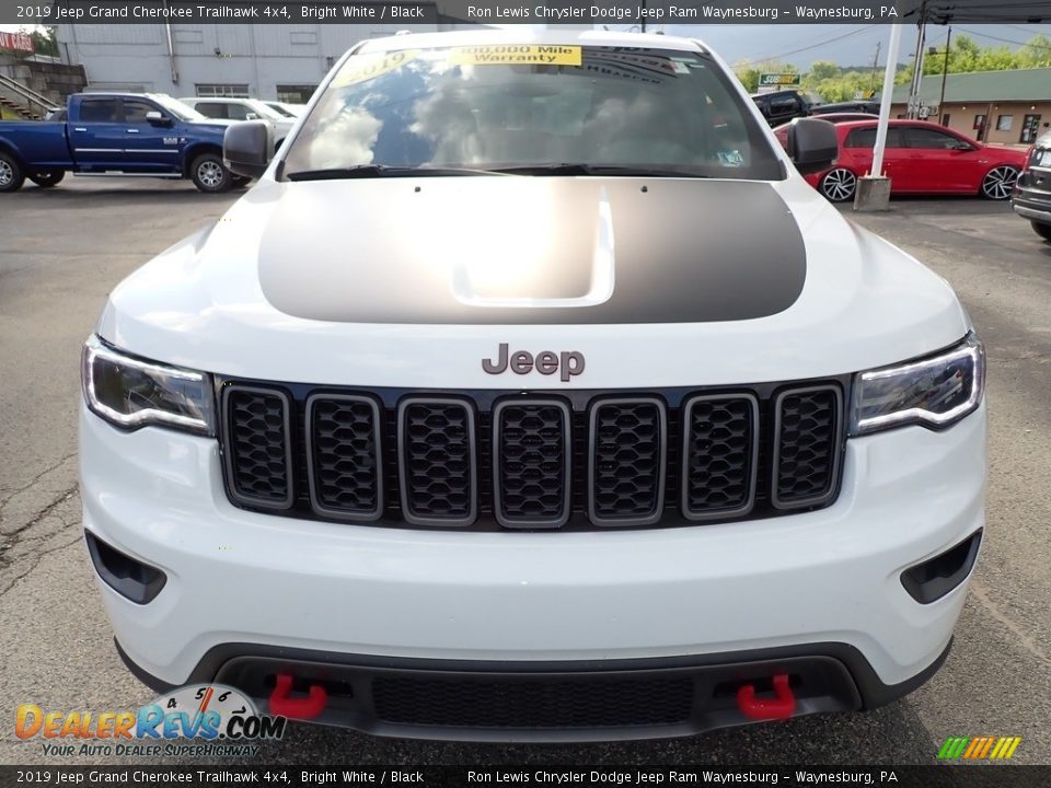 2019 Jeep Grand Cherokee Trailhawk 4x4 Bright White / Black Photo #9