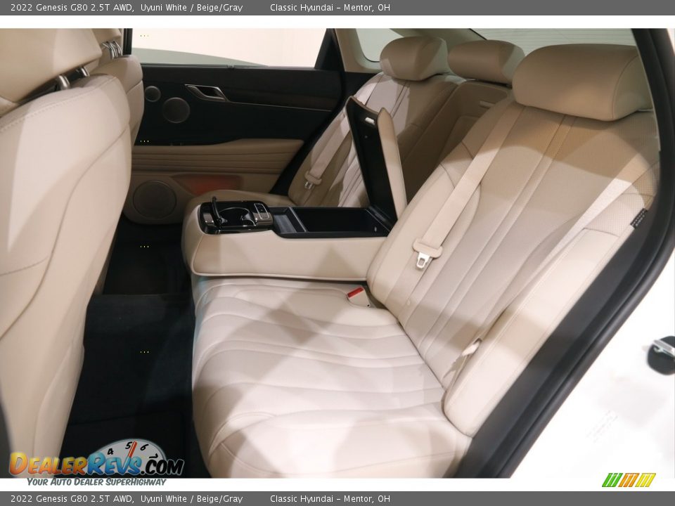 Rear Seat of 2022 Genesis G80 2.5T AWD Photo #23