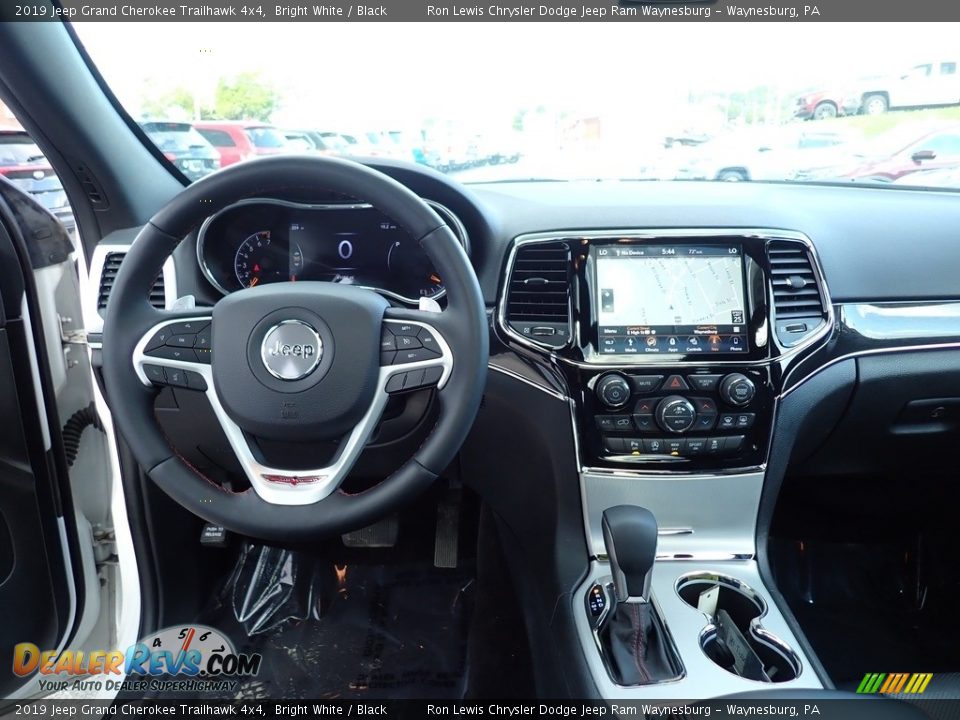 2019 Jeep Grand Cherokee Trailhawk 4x4 Bright White / Black Photo #13