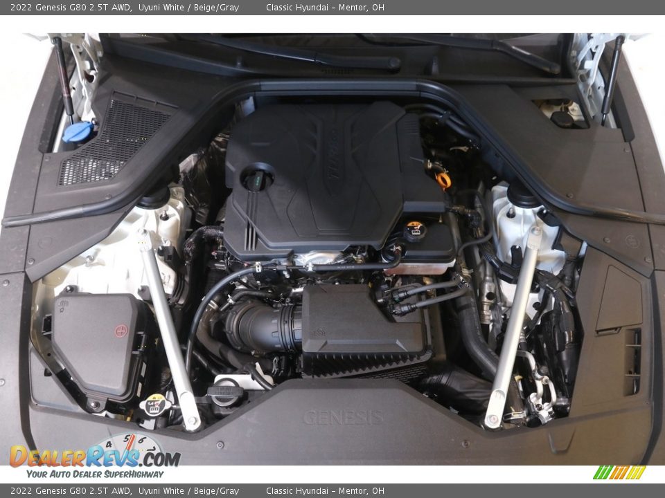 2022 Genesis G80 2.5T AWD 3.5 Liter Turbocharged DOHC 24-Valve VVT V6 Engine Photo #26