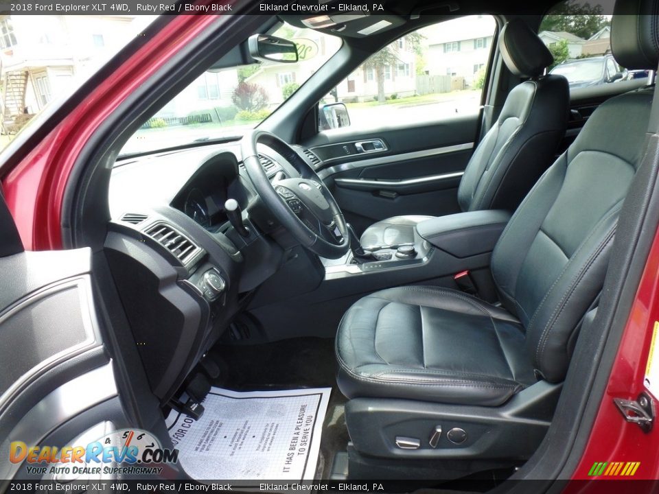 2018 Ford Explorer XLT 4WD Ruby Red / Ebony Black Photo #17