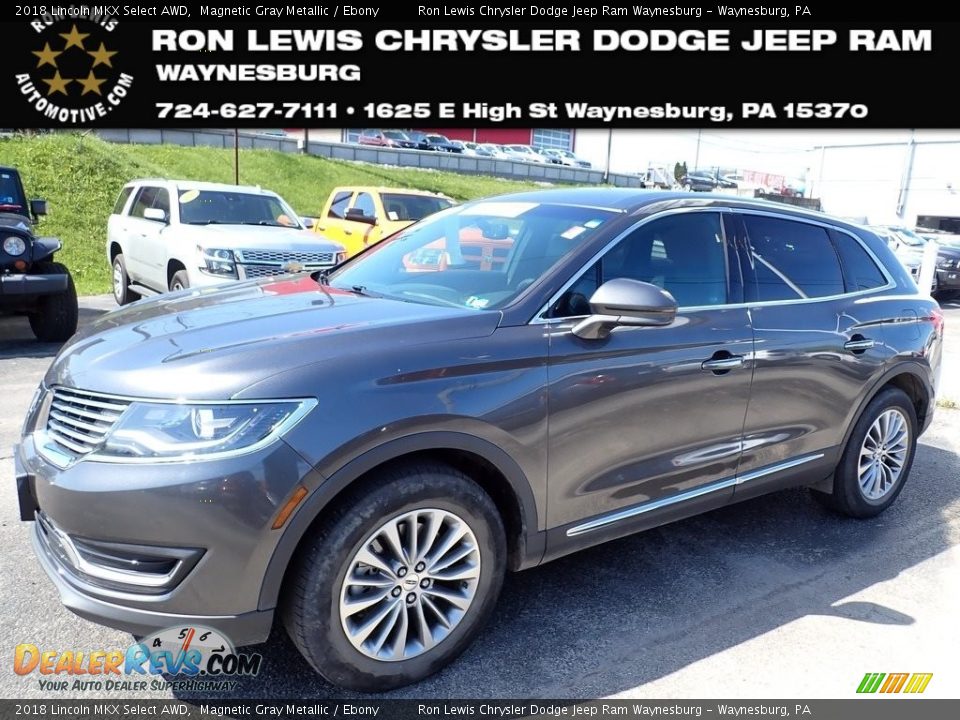 2018 Lincoln MKX Select AWD Magnetic Gray Metallic / Ebony Photo #1