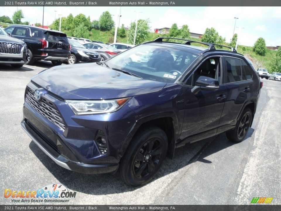 2021 Toyota RAV4 XSE AWD Hybrid Blueprint / Black Photo #6