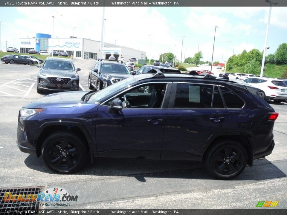 2021 Toyota RAV4 XSE AWD Hybrid Blueprint / Black Photo #8