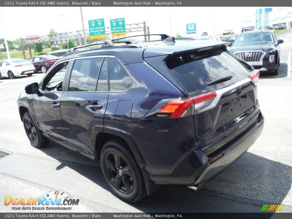 2021 Toyota RAV4 XSE AWD Hybrid Blueprint / Black Photo #9