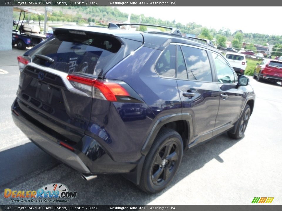 2021 Toyota RAV4 XSE AWD Hybrid Blueprint / Black Photo #11