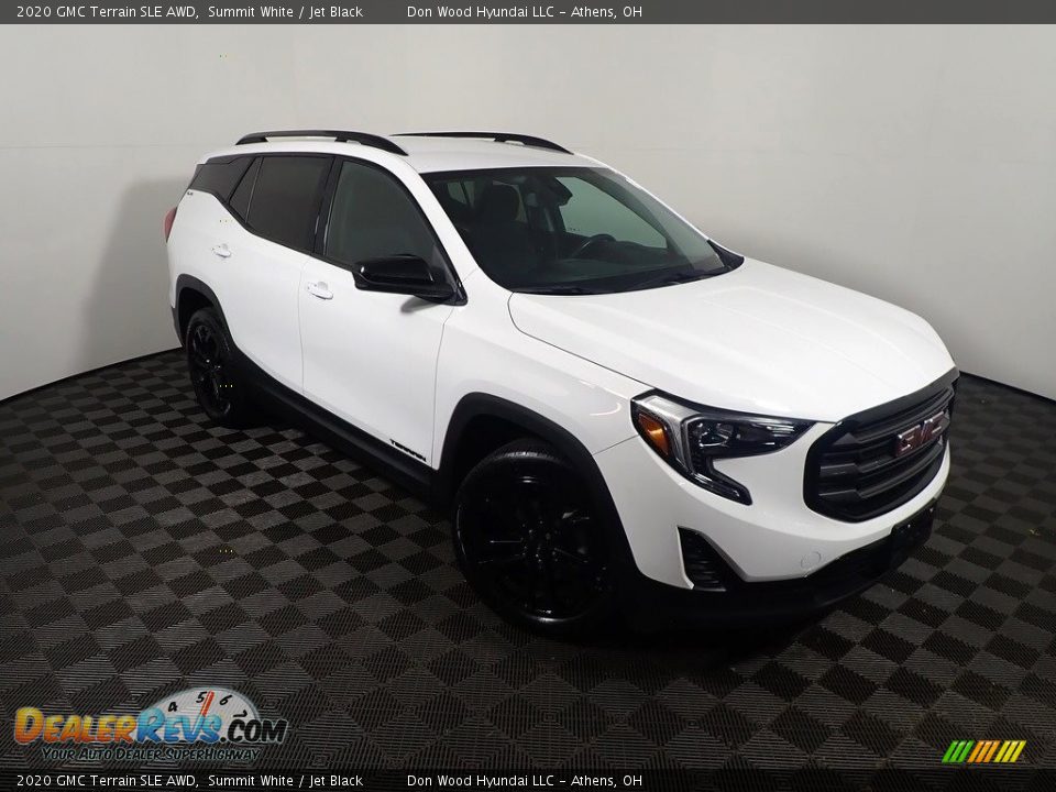 2020 GMC Terrain SLE AWD Summit White / Jet Black Photo #3