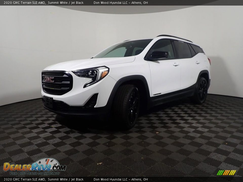 2020 GMC Terrain SLE AWD Summit White / Jet Black Photo #8