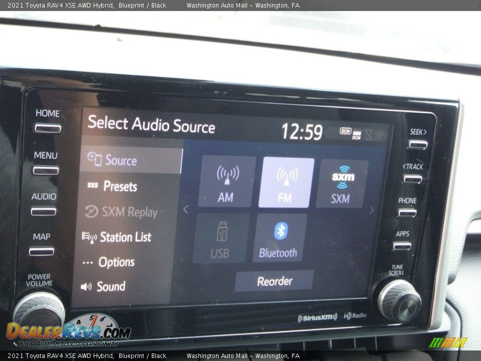 2021 Toyota RAV4 XSE AWD Hybrid Blueprint / Black Photo #23