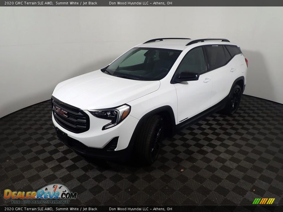 2020 GMC Terrain SLE AWD Summit White / Jet Black Photo #9
