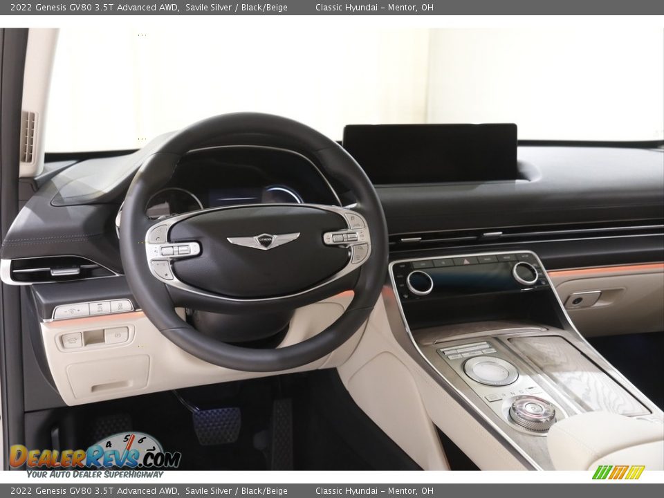 Dashboard of 2022 Genesis GV80 3.5T Advanced AWD Photo #6