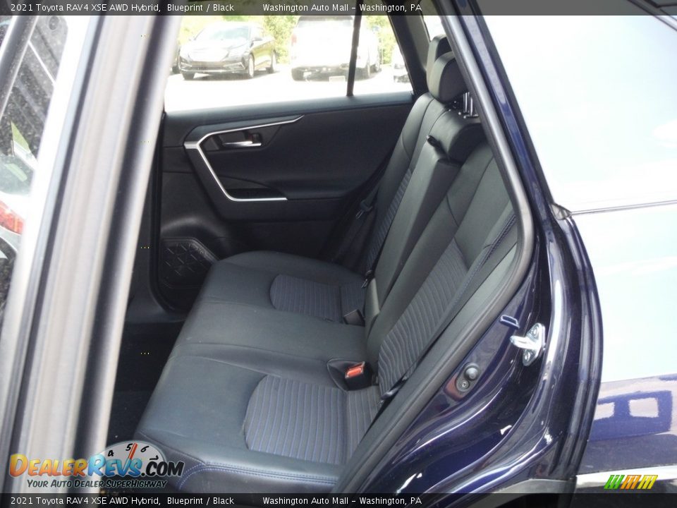 Rear Seat of 2021 Toyota RAV4 XSE AWD Hybrid Photo #32