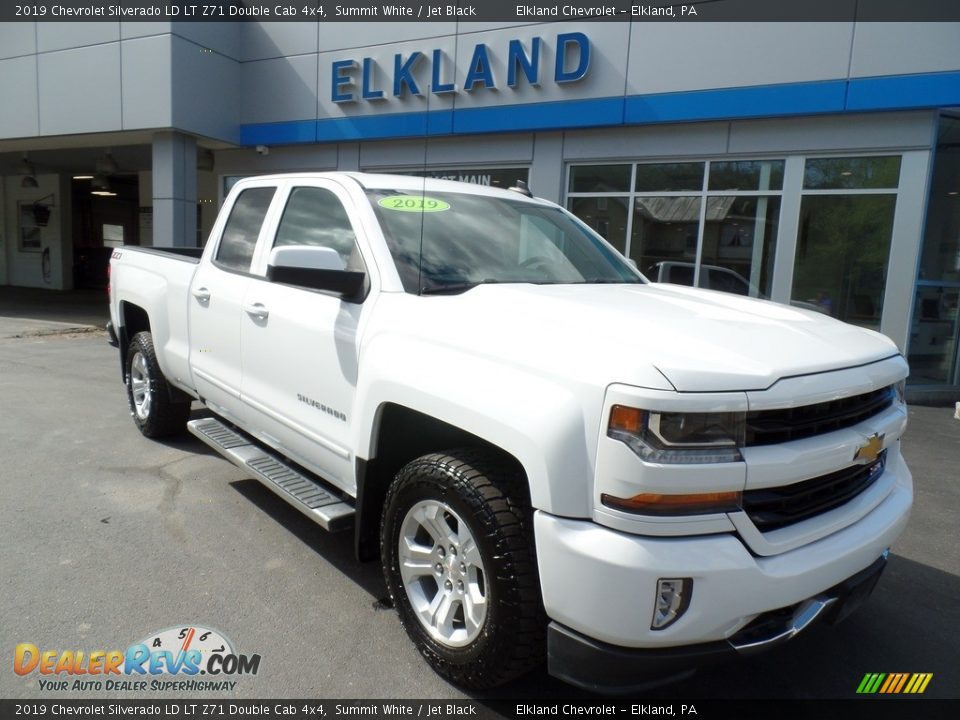 2019 Chevrolet Silverado LD LT Z71 Double Cab 4x4 Summit White / Jet Black Photo #4