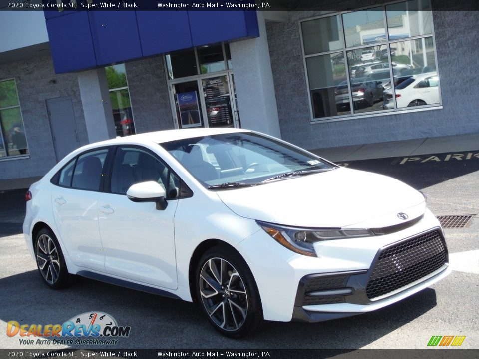 2020 Toyota Corolla SE Super White / Black Photo #1