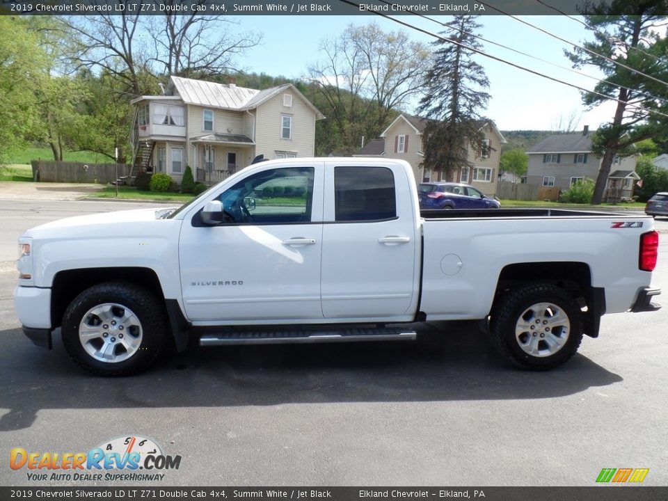 2019 Chevrolet Silverado LD LT Z71 Double Cab 4x4 Summit White / Jet Black Photo #9