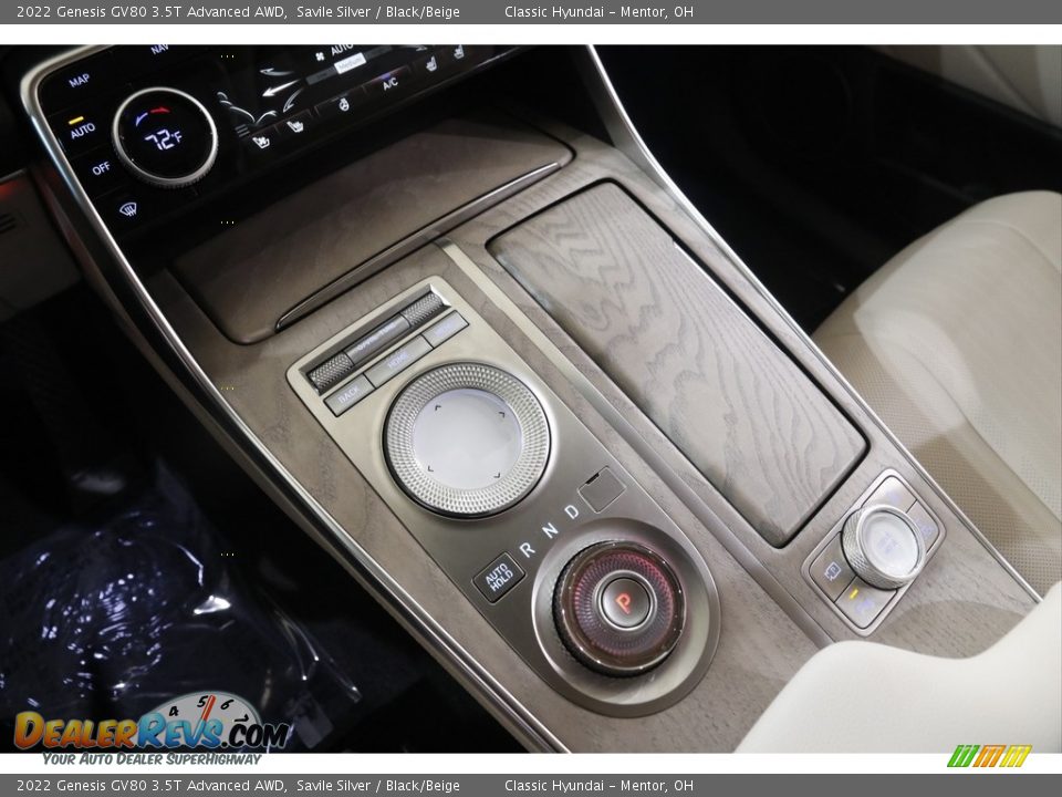 Controls of 2022 Genesis GV80 3.5T Advanced AWD Photo #15