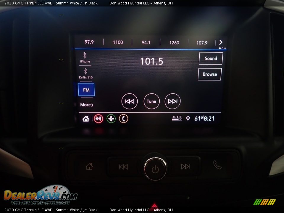 2020 GMC Terrain SLE AWD Summit White / Jet Black Photo #26