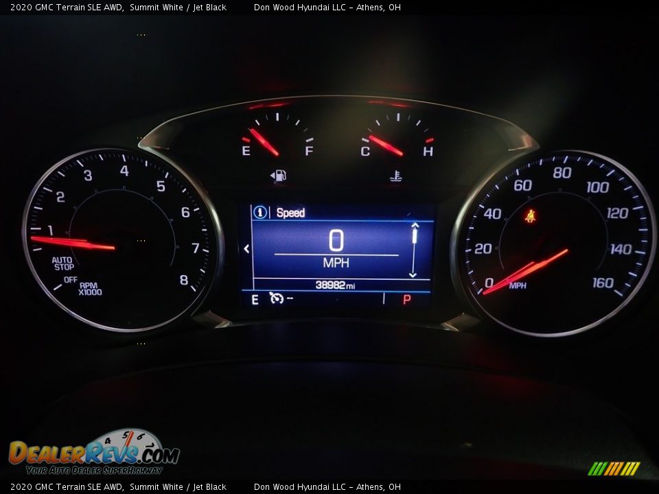 2020 GMC Terrain SLE AWD Summit White / Jet Black Photo #28