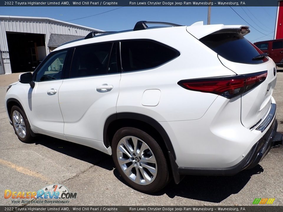 2022 Toyota Highlander Limited AWD Wind Chill Pearl / Graphite Photo #2