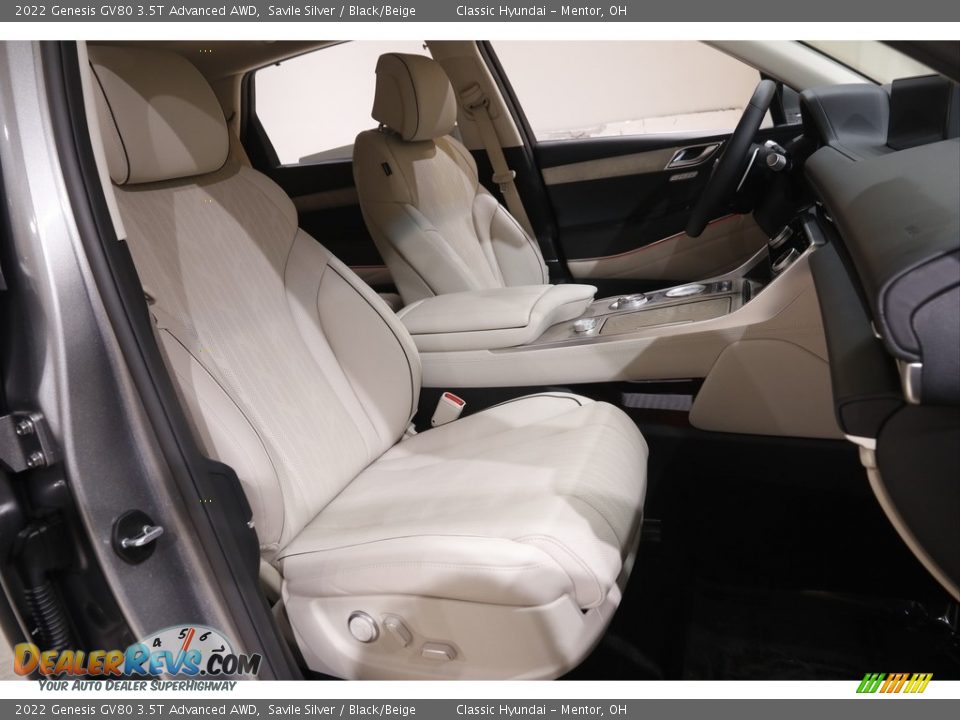 Front Seat of 2022 Genesis GV80 3.5T Advanced AWD Photo #19