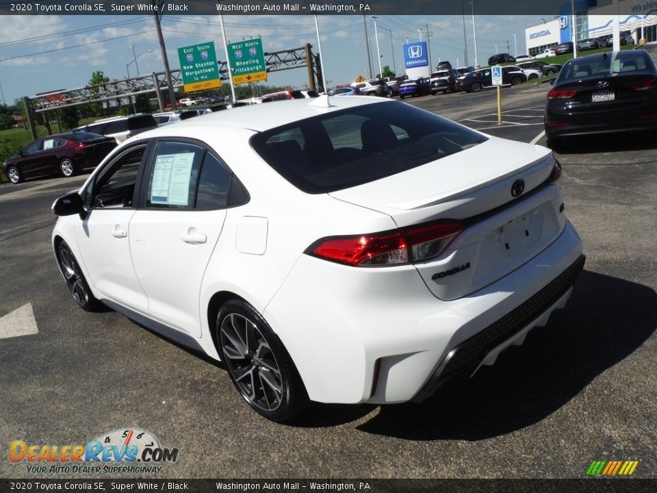 2020 Toyota Corolla SE Super White / Black Photo #7