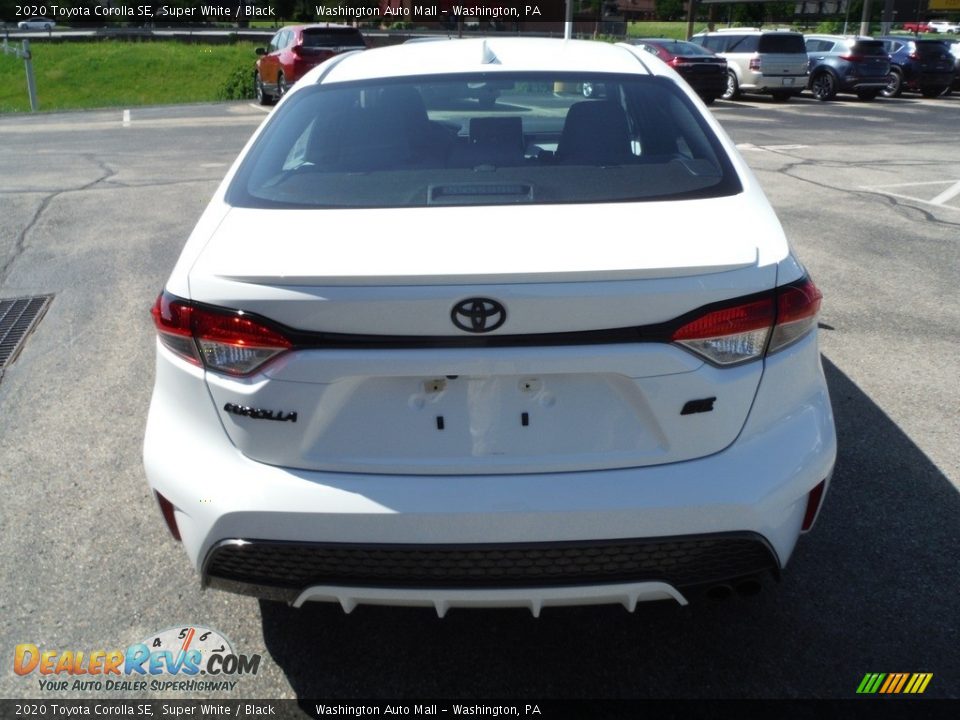 2020 Toyota Corolla SE Super White / Black Photo #8