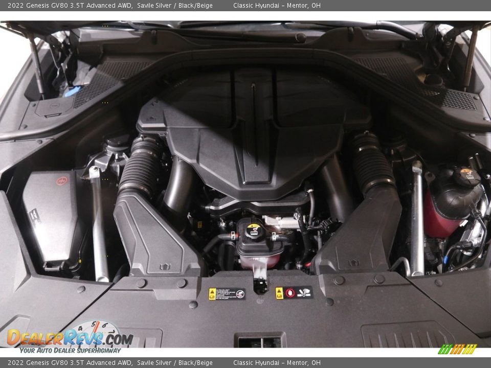 2022 Genesis GV80 3.5T Advanced AWD 3.5 Liter Turbocharged DOHC 24-Valve VVT V6 Engine Photo #23
