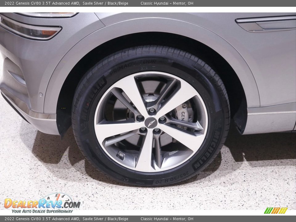 2022 Genesis GV80 3.5T Advanced AWD Wheel Photo #24
