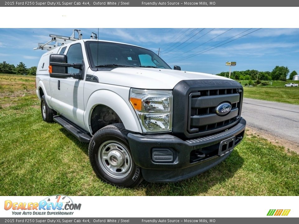 2015 Ford F250 Super Duty XL Super Cab 4x4 Oxford White / Steel Photo #1