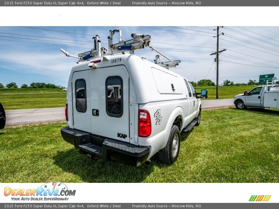 2015 Ford F250 Super Duty XL Super Cab 4x4 Oxford White / Steel Photo #4