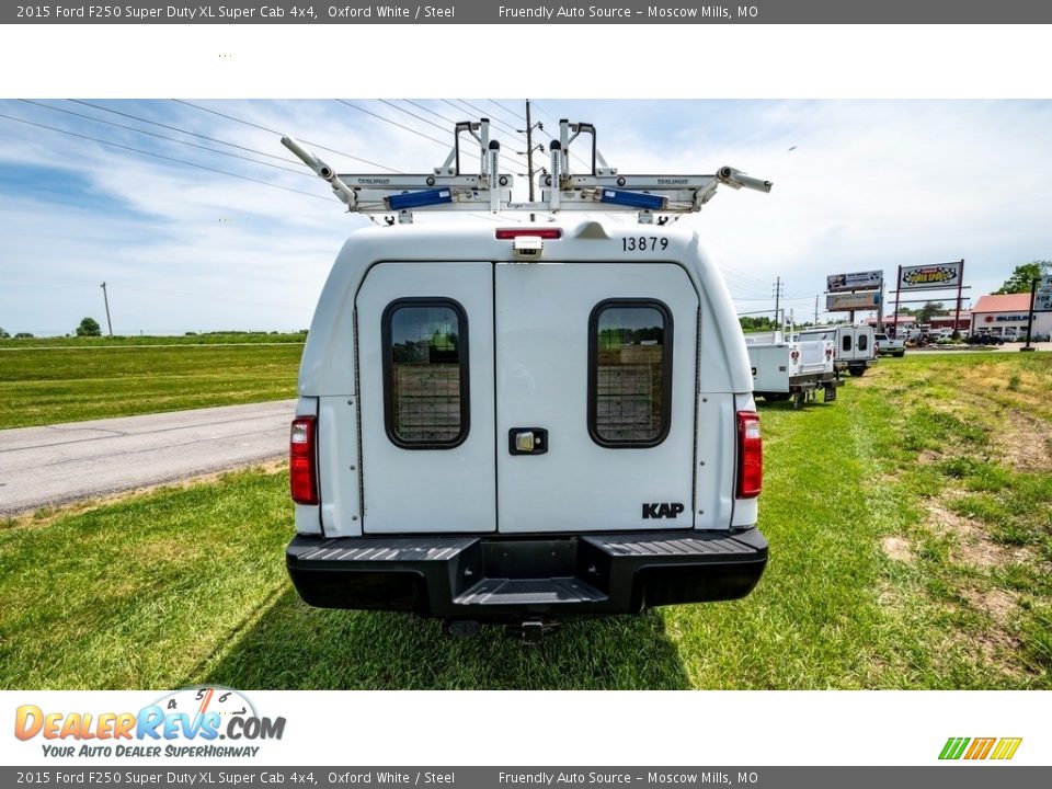 2015 Ford F250 Super Duty XL Super Cab 4x4 Oxford White / Steel Photo #5