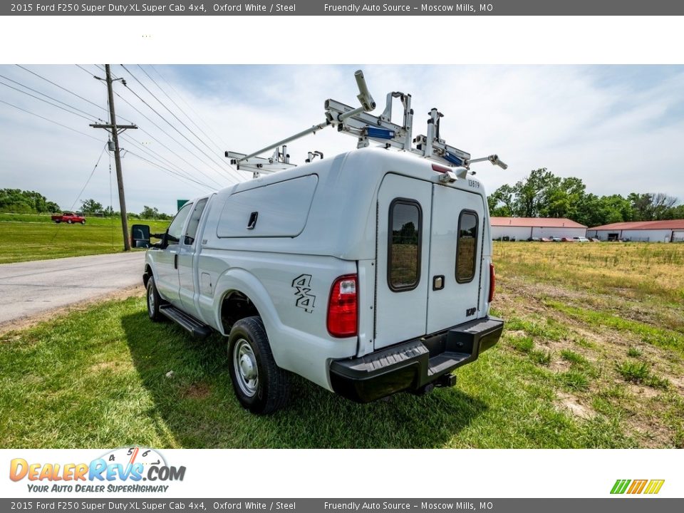 2015 Ford F250 Super Duty XL Super Cab 4x4 Oxford White / Steel Photo #6