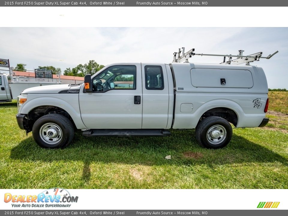 2015 Ford F250 Super Duty XL Super Cab 4x4 Oxford White / Steel Photo #7