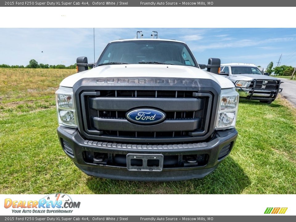 2015 Ford F250 Super Duty XL Super Cab 4x4 Oxford White / Steel Photo #9